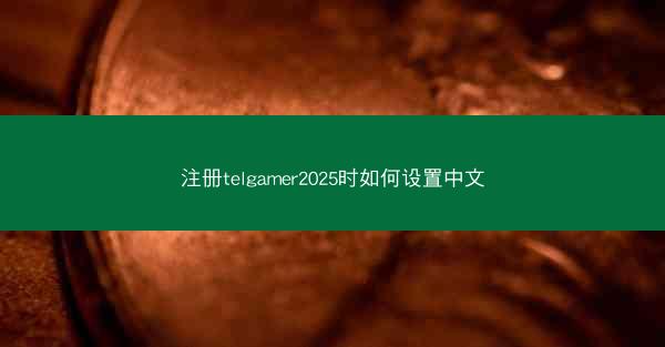 注册telgamer2025时如何设置中文