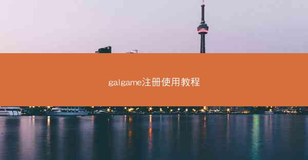galgame注册使用教程