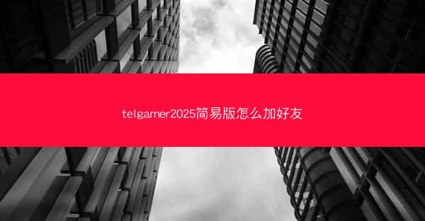 telgamer2025简易版怎么加好友