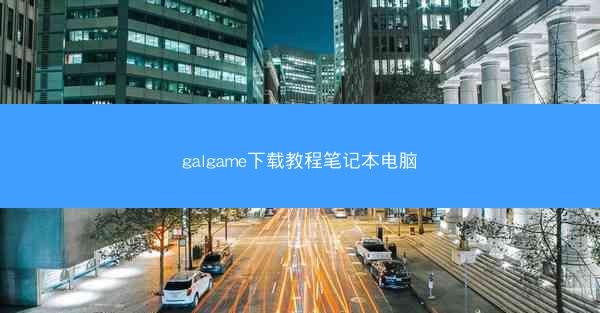 galgame下载教程笔记本电脑