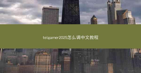 telgamer2025怎么调中文教程