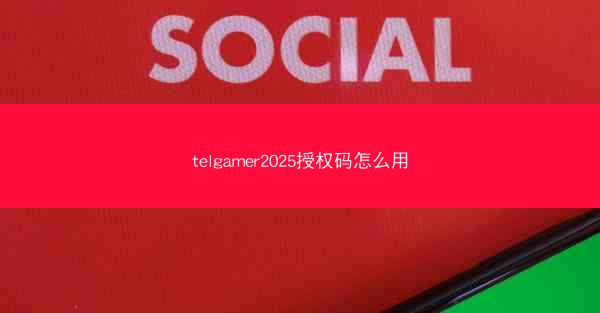 telgamer2025授权码怎么用