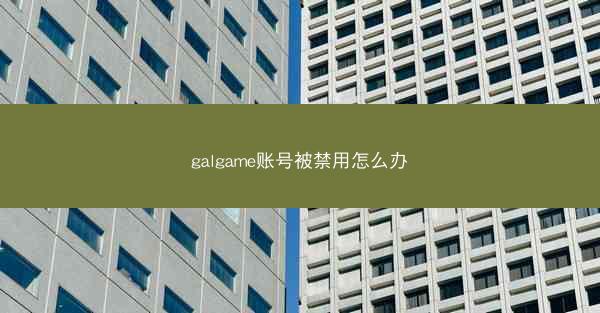 galgame账号被禁用怎么办