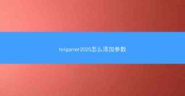 telgamer2025怎么添加参数