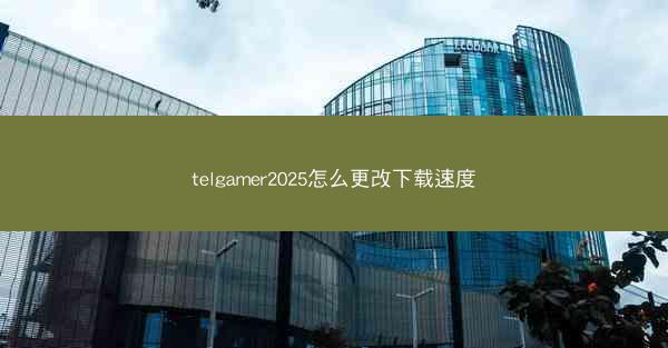 telgamer2025怎么更改下载速度