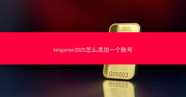 telgamer2025怎么添加一个账号