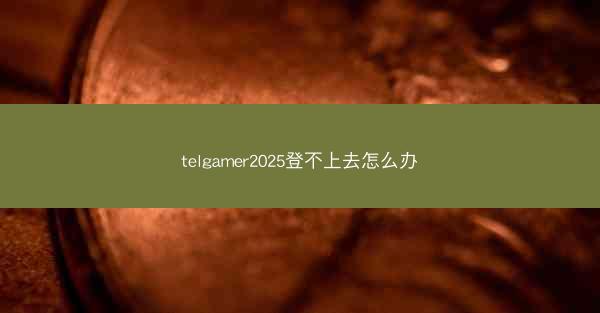telgamer2025登不上去怎么办