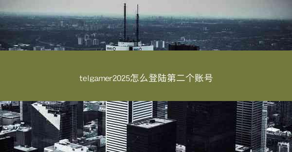 telgamer2025怎么登陆第二个账号