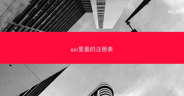 gal里面的注册表