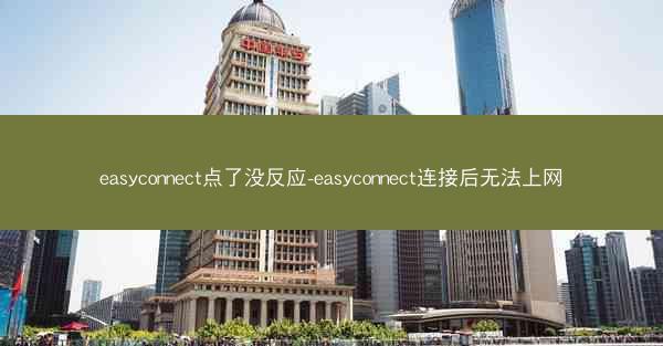 easyconnect点了没反应-easyconnect连接后无法上网