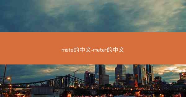 mete的中文-meter的中文