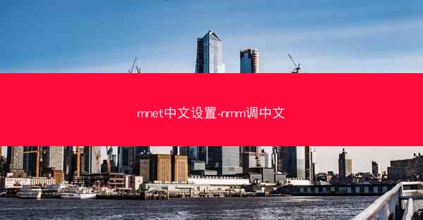 mnet中文设置-nmm调中文