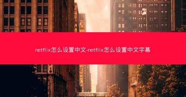 netflix怎么设置中文-netflix怎么设置中文字幕
