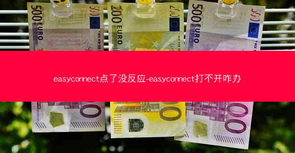 easyconnect点了没反应-easyconnect打不开咋办