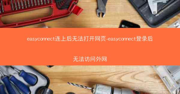 easyconnect连上后无法打开网页-easyconnect登录后无法访问外网