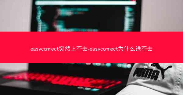 easyconnect突然上不去-easyconnect为什么进不去