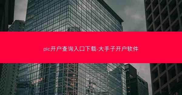 plc开户查询入口下载-大手子开户软件