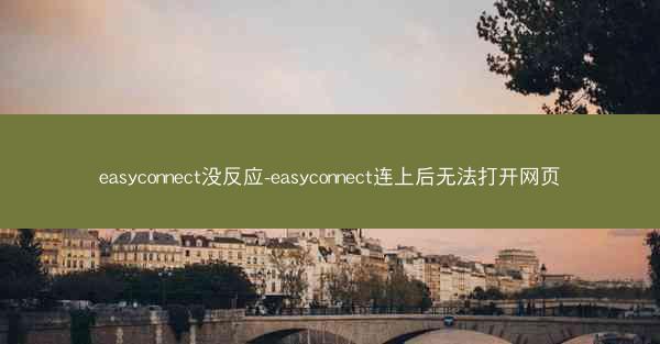 easyconnect没反应-easyconnect连上后无法打开网页