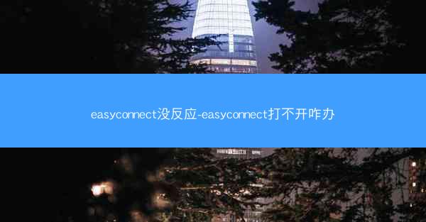 easyconnect没反应-easyconnect打不开咋办