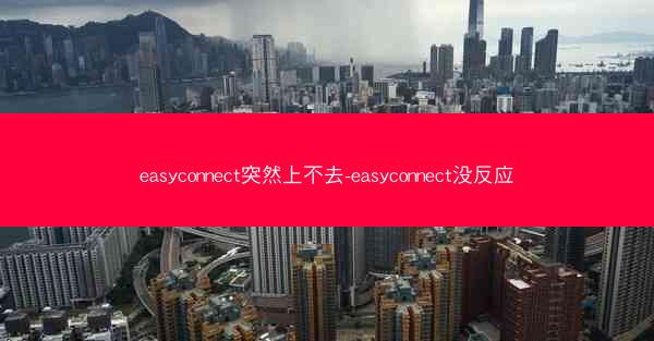 easyconnect突然上不去-easyconnect没反应
